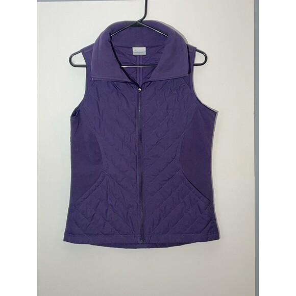 Columbia Women’s Puffer and Fleece Full Zip Vest Size Small - Picture 1 of 4